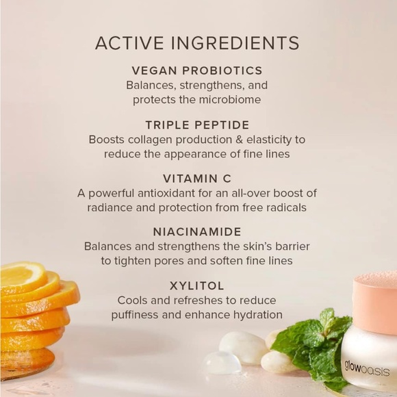 NIB - Glow Oasis Probiotics + Triple Peptide Refreshing Eye Cream - Picture 6 of 6